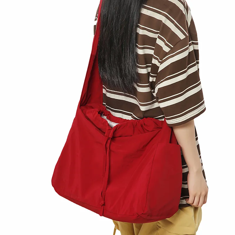 DCLOUD Nylon Crossbody Bag, Shoulder Bag Regular Unisex Multicolor-19