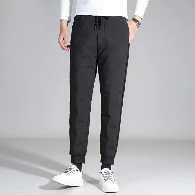 YAYA GOOSE Series Down & Insulated Pants Unisex Black-4