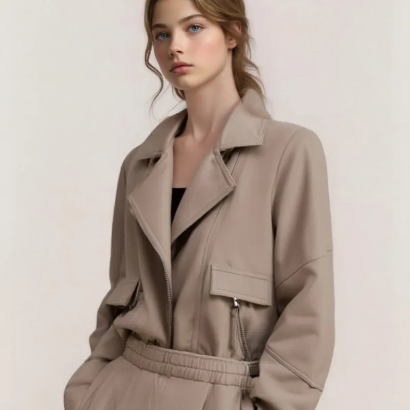 COMBO Leather Jackets Women's-5