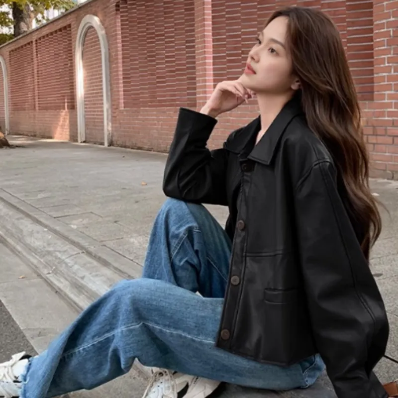 COMBO Leather Jackets Women's-2