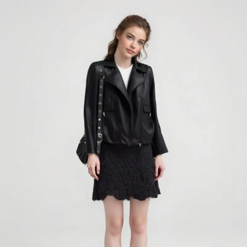 COMBO Leather Jackets Women's-2