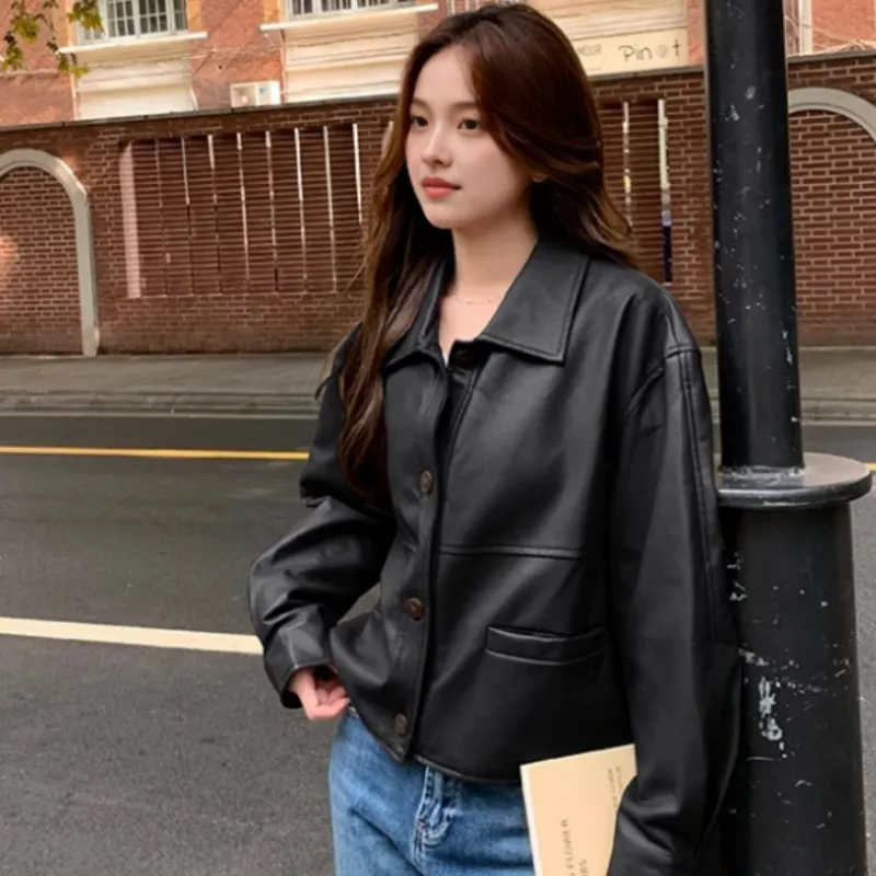 COMBO Leather Jackets Women's-3