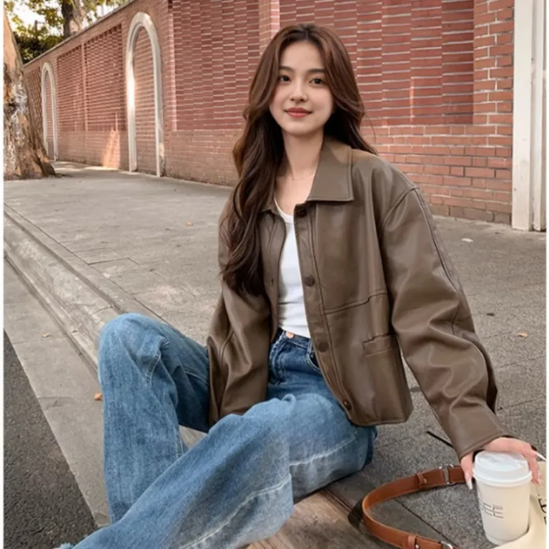 COMBO Leather Jackets Women's-5