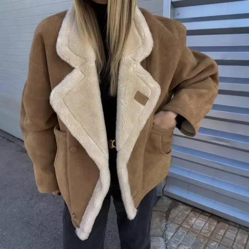 OUTDOORPRINCE Velvet feel Coat Women's-2