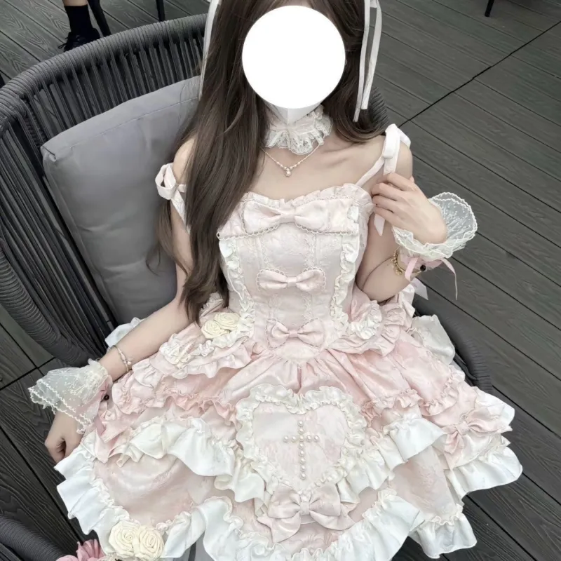 OUTDOORPRINCE Lolita Fashion Women's Pink-2
