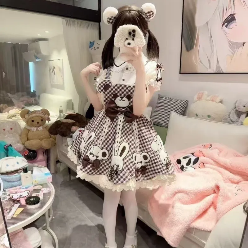 OUTDOORPRINCE Lolita Fashion Women's Brown-4