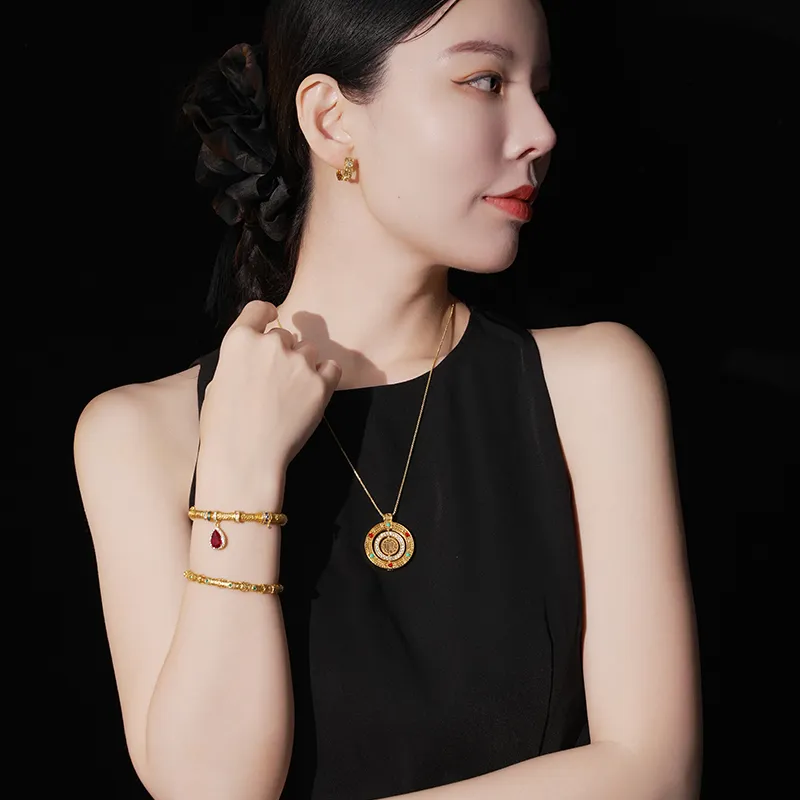 FUNNXI Copper Alloy Necklaces Women's-1