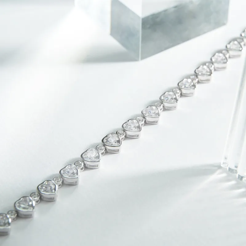 FUNNXI S925 Silver Bracelets Women's-2