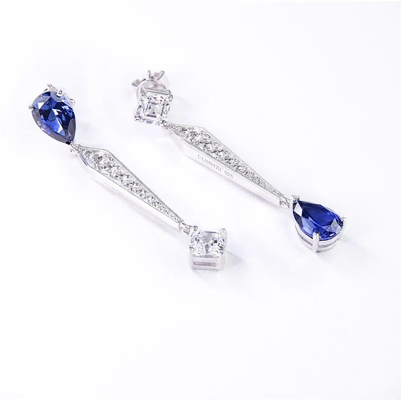 FUNNXI S925 Silver Earrings Women's-4
