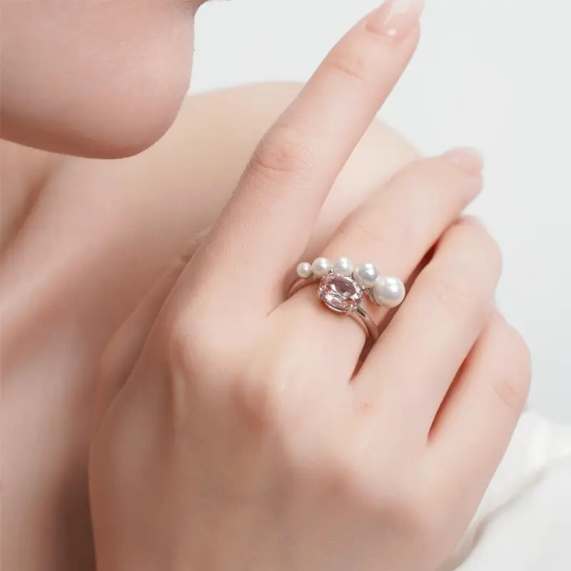 FUNNXI S925 Silver Rings Women's Fruit Hard Candy-4