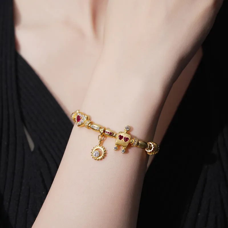 FUNNXI S925 Silver Bracelets Women's-3