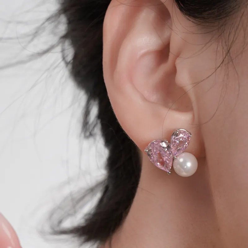 FUNNXI S925 Silver Earrings Women's-4