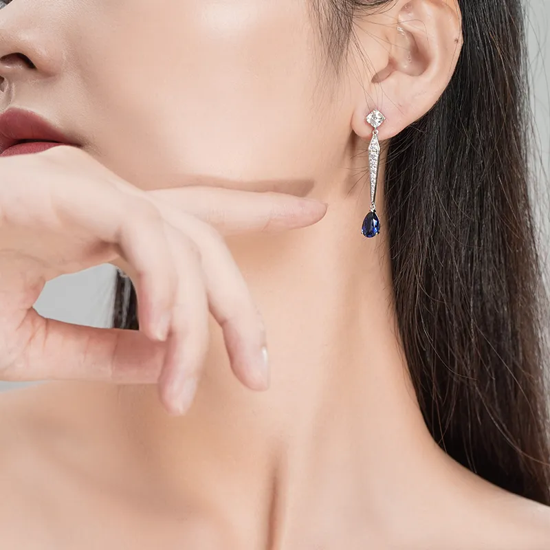 FUNNXI S925 Silver Earrings Women's-2