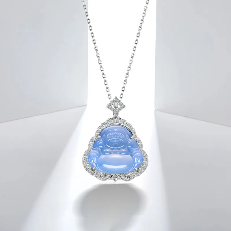 FUNNXI Chalcedony Necklaces Women's-4