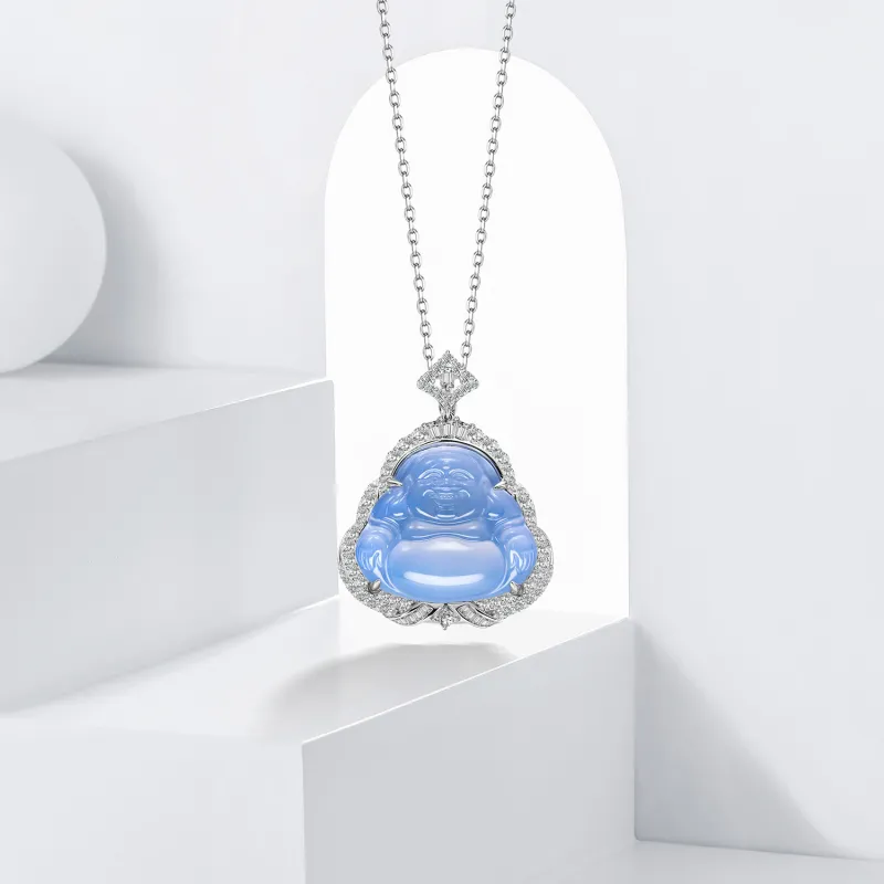 FUNNXI Chalcedony Necklaces Women's-5