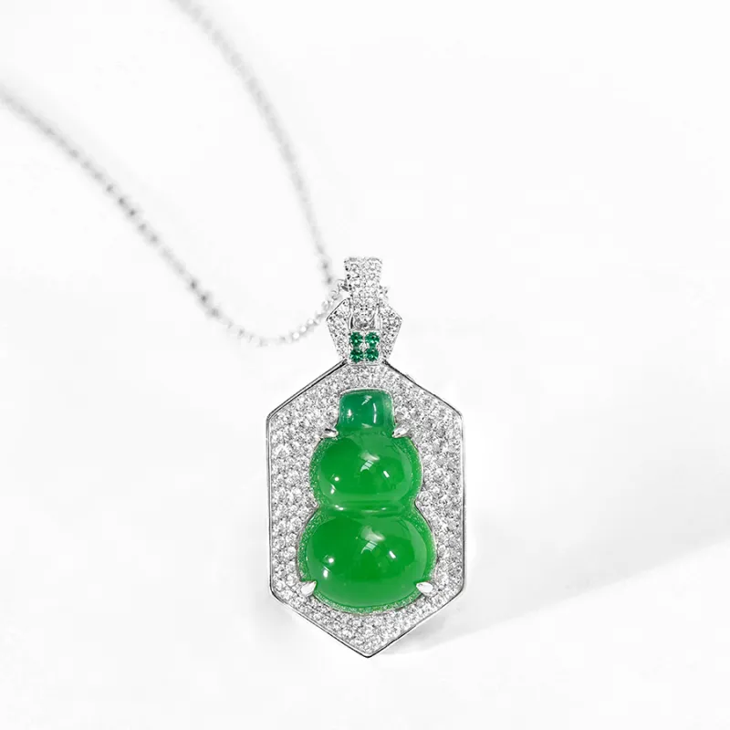 FUNNXI Natural Chalcedony Necklaces Women's-1