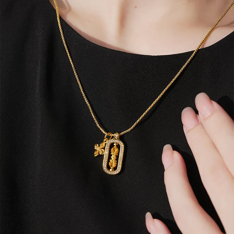 FUNNXI Copper Alloy Necklaces Women's-1