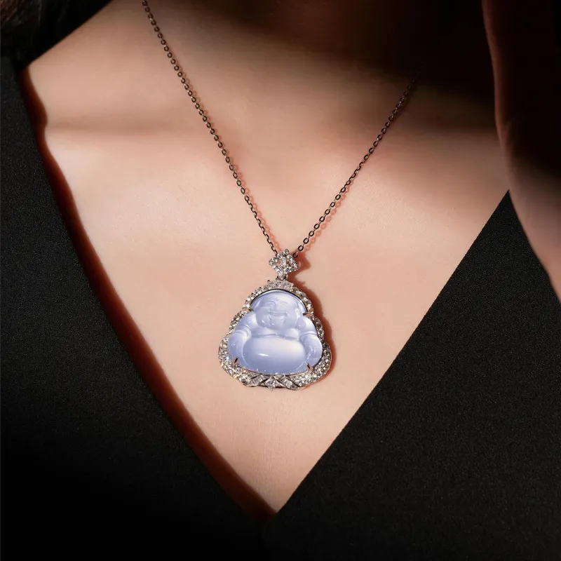 FUNNXI Chalcedony Necklaces Women's-3