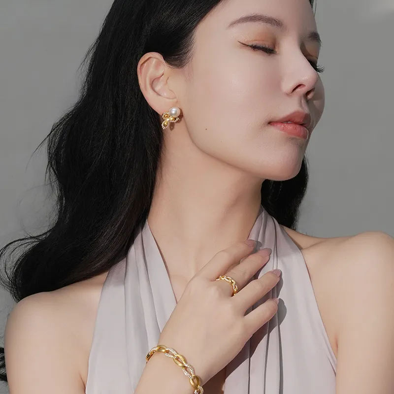 FUNNXI S925 Silver Rings Women's Gold-3
