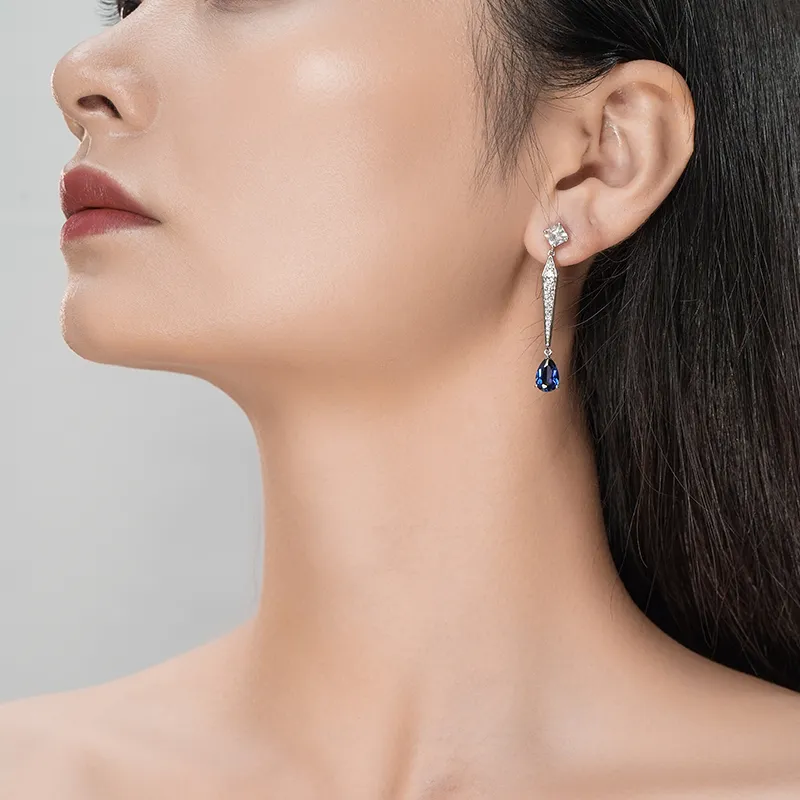 FUNNXI S925 Silver Earrings Women's-1