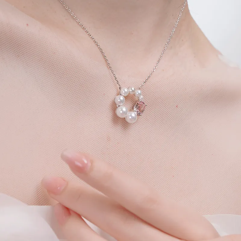 FUNNXI S925 Silver Necklaces Women's Fruit Hard Candy-2