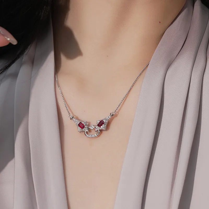 FUNNXI S925 Silver Necklaces Women's-1