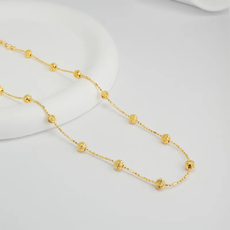 FUNNXI S925 Silver Rhodium Plated Gold Necklaces Women's-4