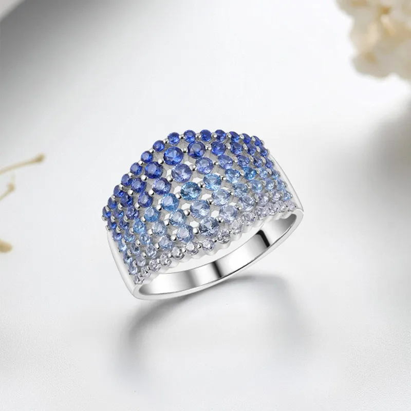 FUNNXI S925 Silver Rings Women's-2