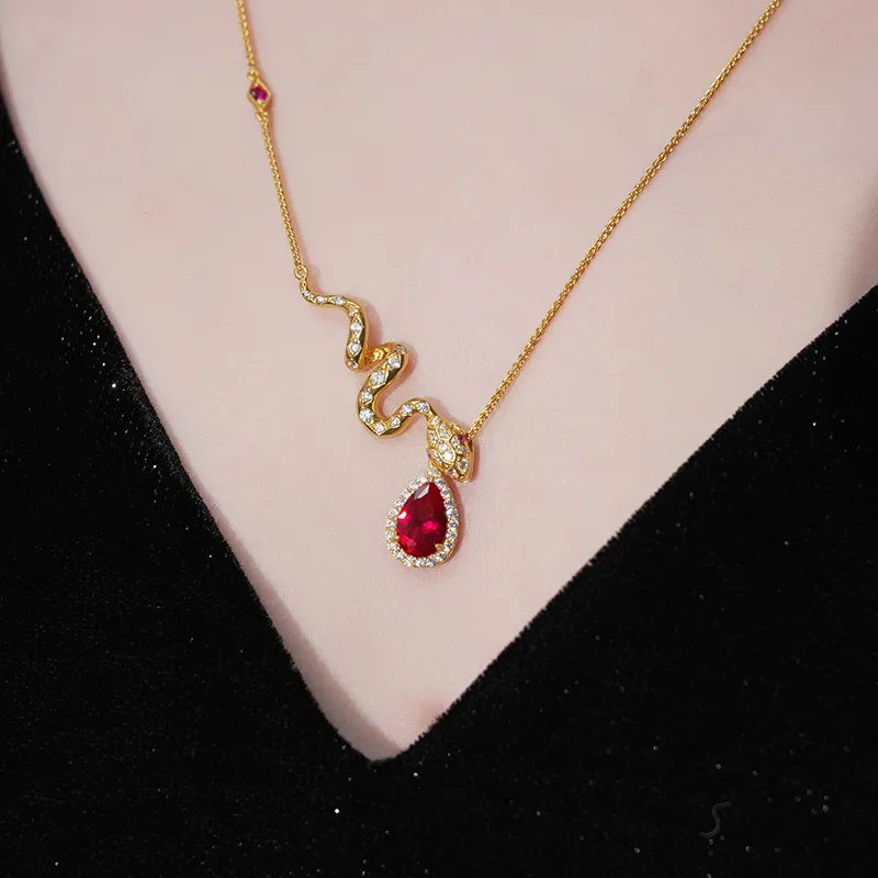 FUNNXI S925 Silver Necklaces Women's-3