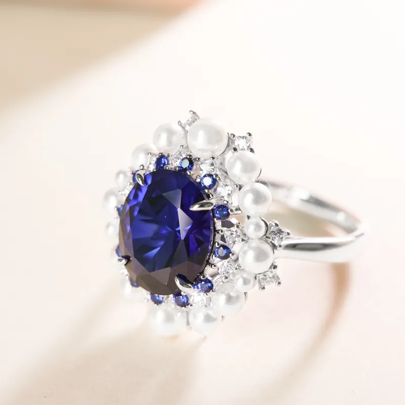 FUNNXI S925 Silver Rings Women's-4