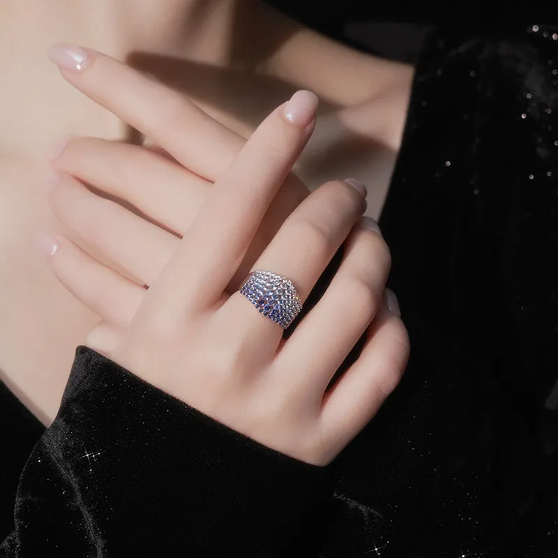 FUNNXI S925 Silver Rings Women's-4