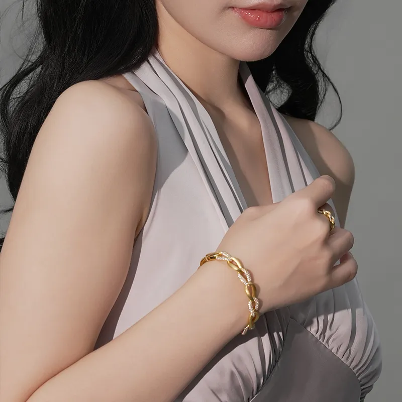 FUNNXI S925 Silver Rings Women's Gold-4