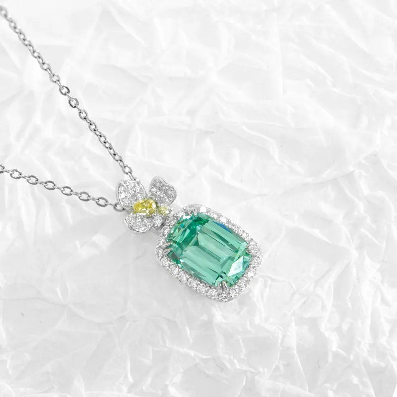FUNNXI S925 Silver Rhodium Plated Gold Necklaces Women's-3