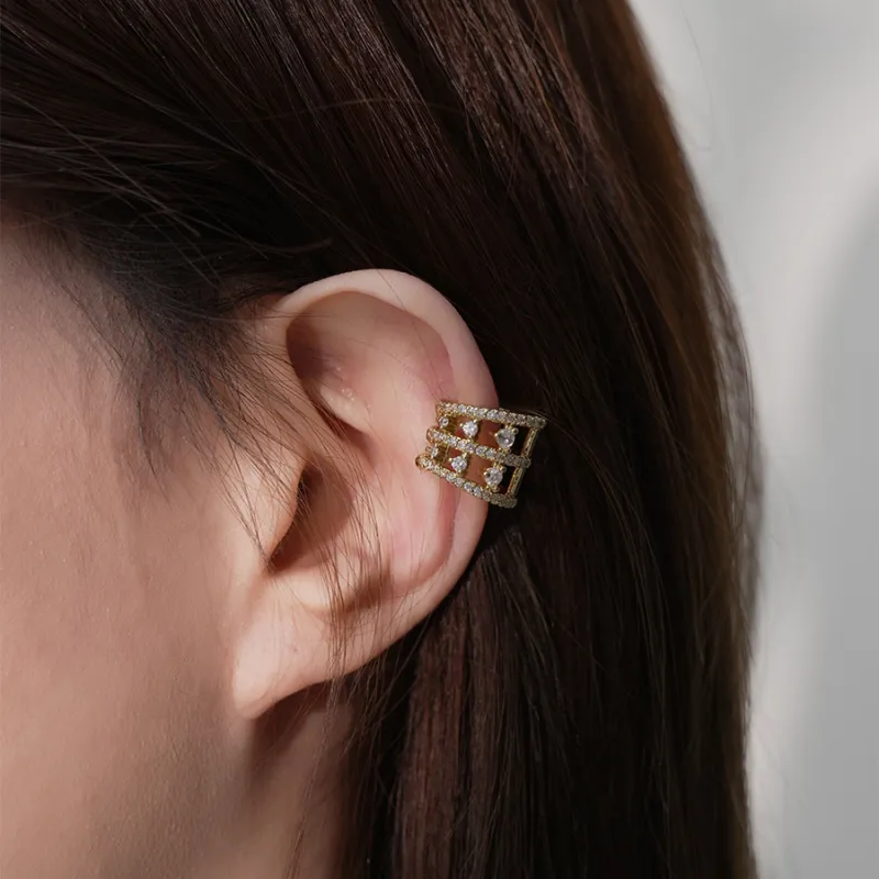 FUNNXI Copper Alloy Clip On Earrings Women's-2