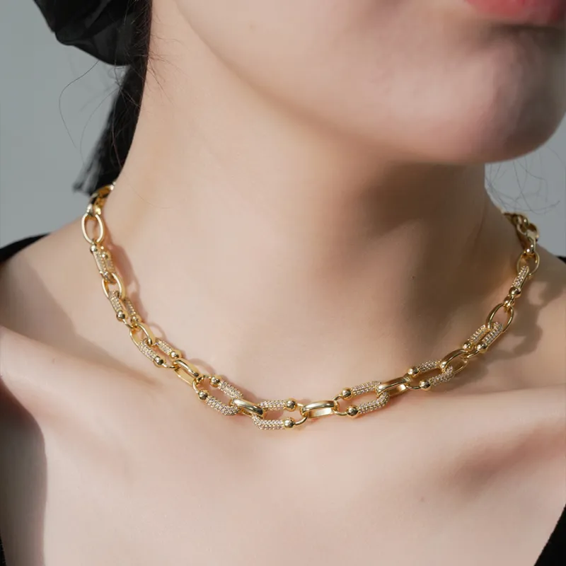 FUNNXI Copper Alloy Necklaces Women's-1