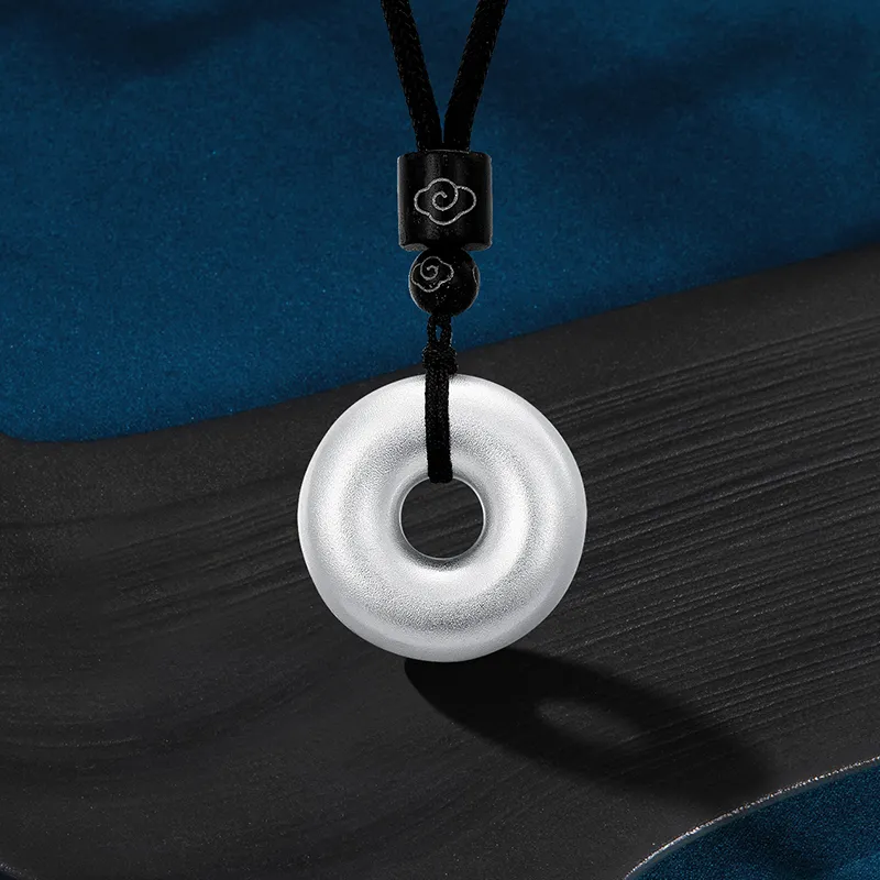 Mokinggran Foot Silver 990 Necklaces Unisex-2