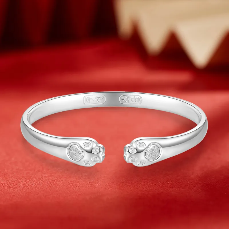 Mokinggran 999 Fine Silver Bangles Women's-4