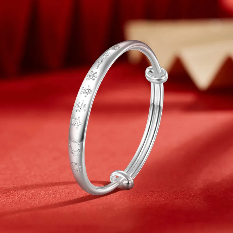 Mokinggran S999 Fine Silver Sterling Silver Bracelets Kids'-5