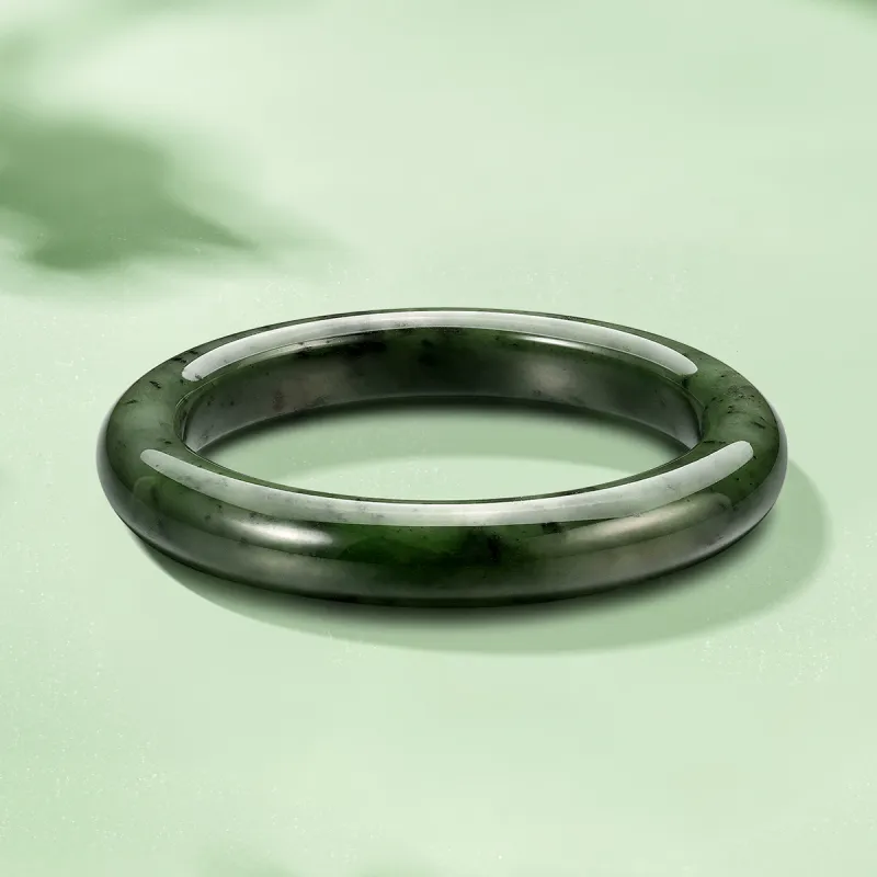 Mokinggran Hetian Jade Bangles Jasper Women's-2