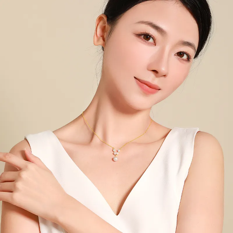 Mokinggran Pearl Necklaces Women's-2