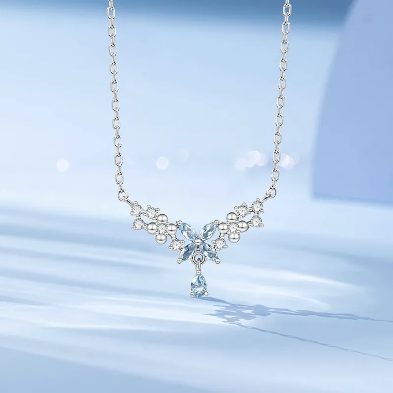 Mokinggran S925 Silver Necklaces Women's-3