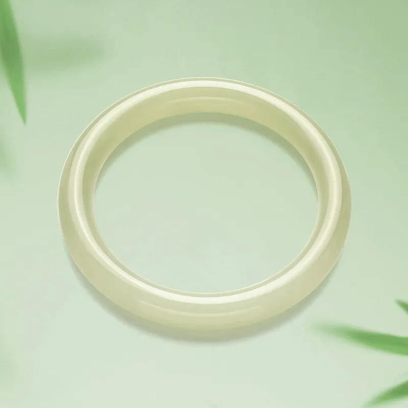 Mokinggran Guizhou Green Jade Bangles Women's-11
