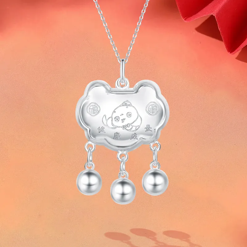 Mokinggran S 990 Silver Necklaces Kids'-2