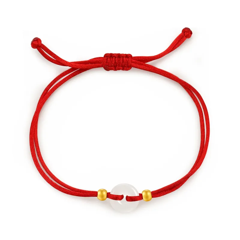 Mokinggran Hetian Jade Bracelets White Jade Unisex-1