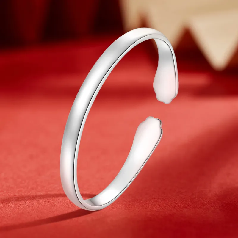 Mokinggran 999 Fine Silver Bangles Women's-3