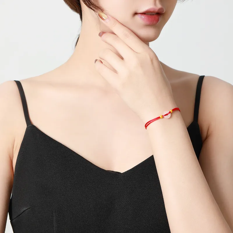 Mokinggran Hetian Jade Bracelets White Jade Unisex-3