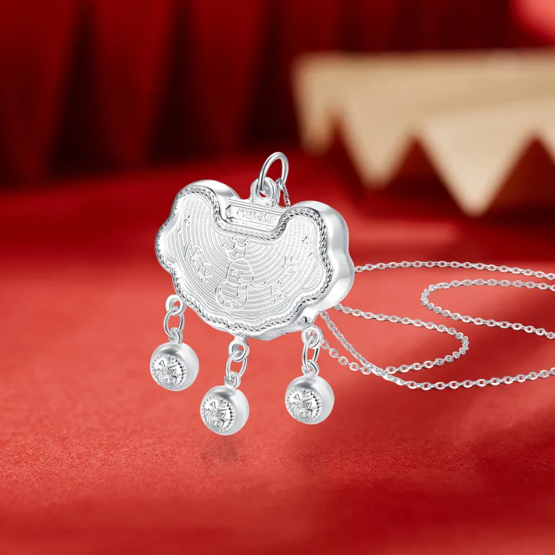 Mokinggran S 990 Silver Sterling Silver Necklaces Kids'-3