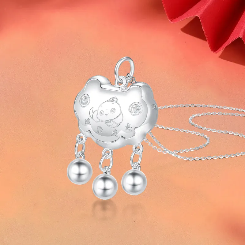 Mokinggran S 990 Silver Necklaces Kids'-3