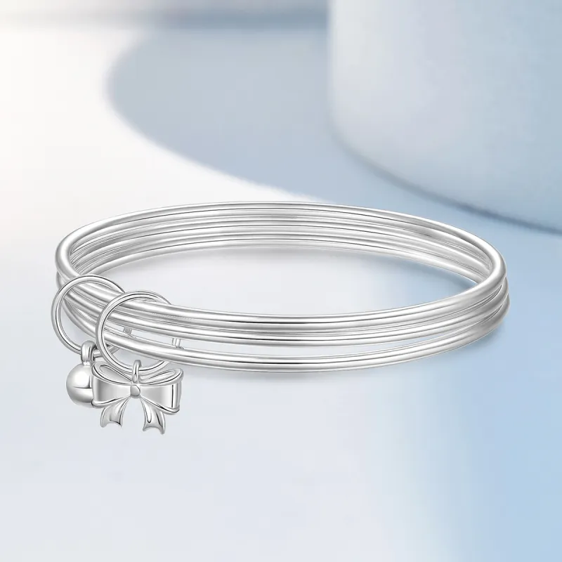 Mokinggran 999 Fine Silver Sterling Silver Bracelets Women's-2