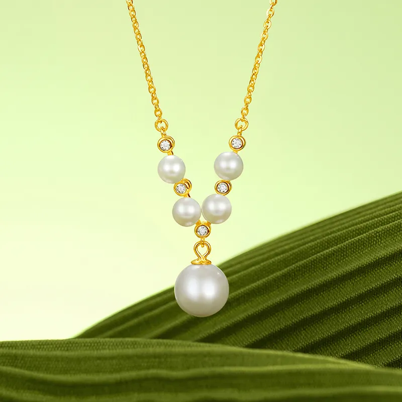 Mokinggran Pearl Necklaces Women's-5